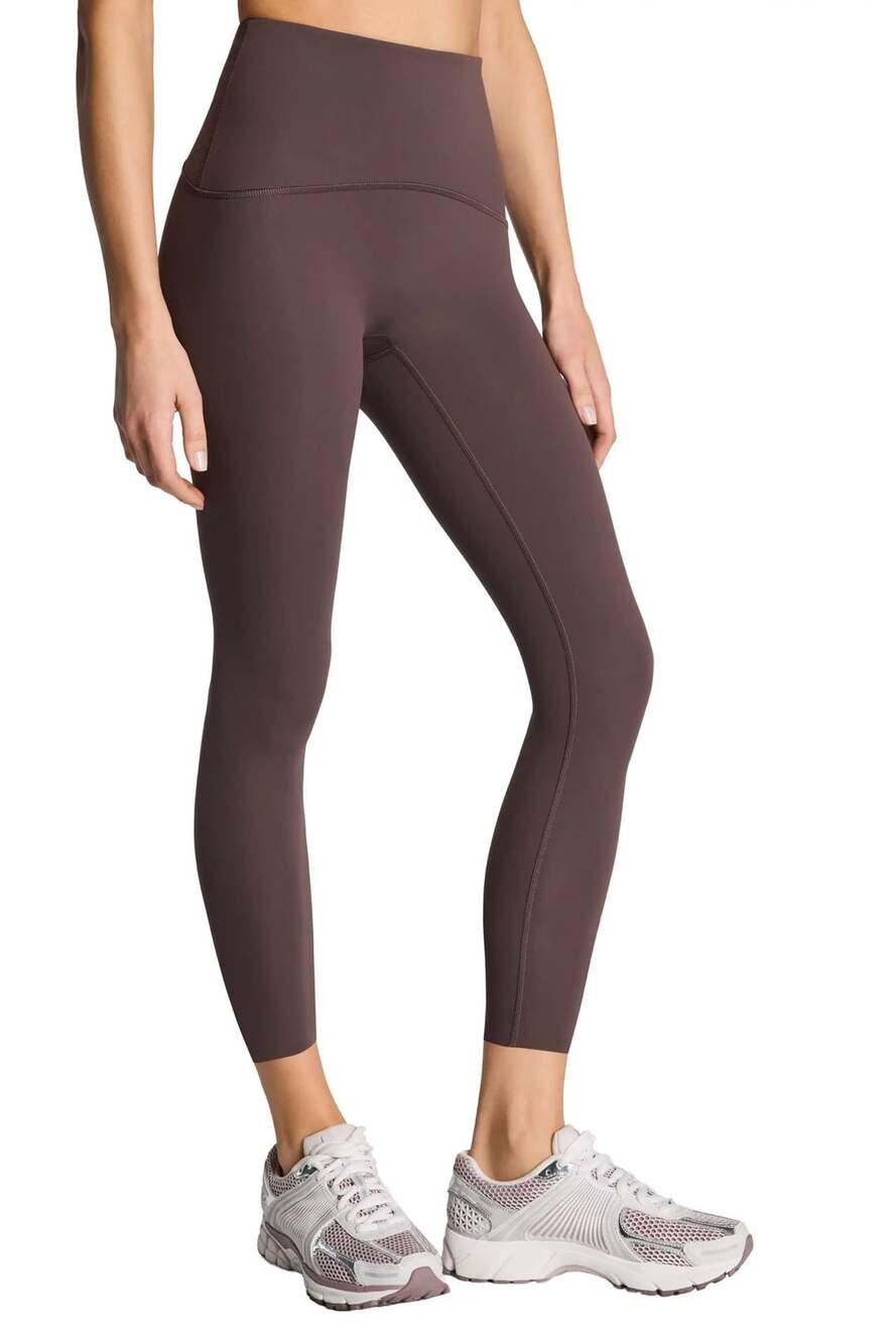 SPANX CoreLuxe 7/8 Legging with Mid Tummy Compression Dark Cacao